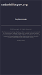 Mobile Screenshot of cedarhilltxgov.org